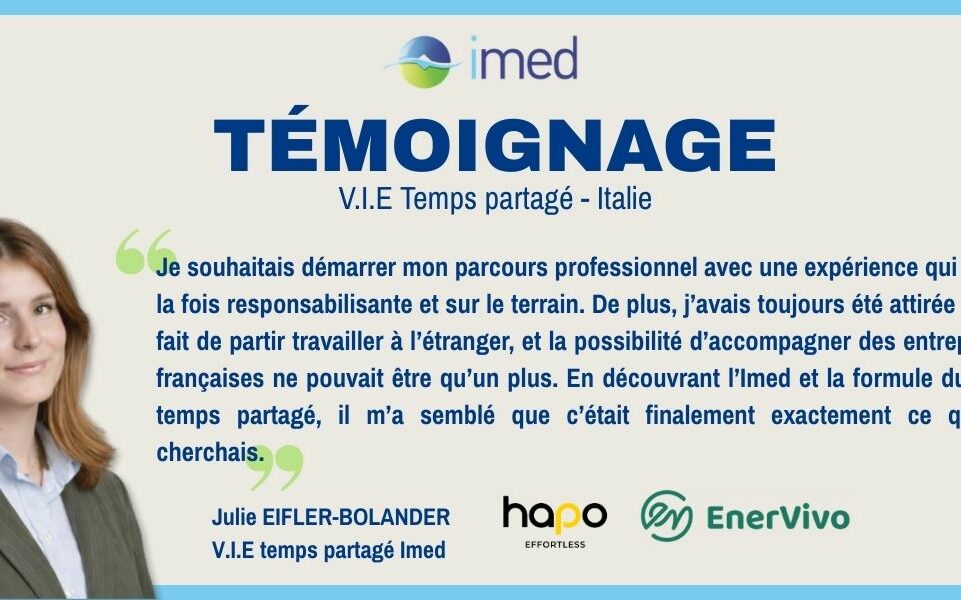Témoignage Julie site internet Témoignage Julie Eifler-Bolander, V.I.E temps partagé Imed